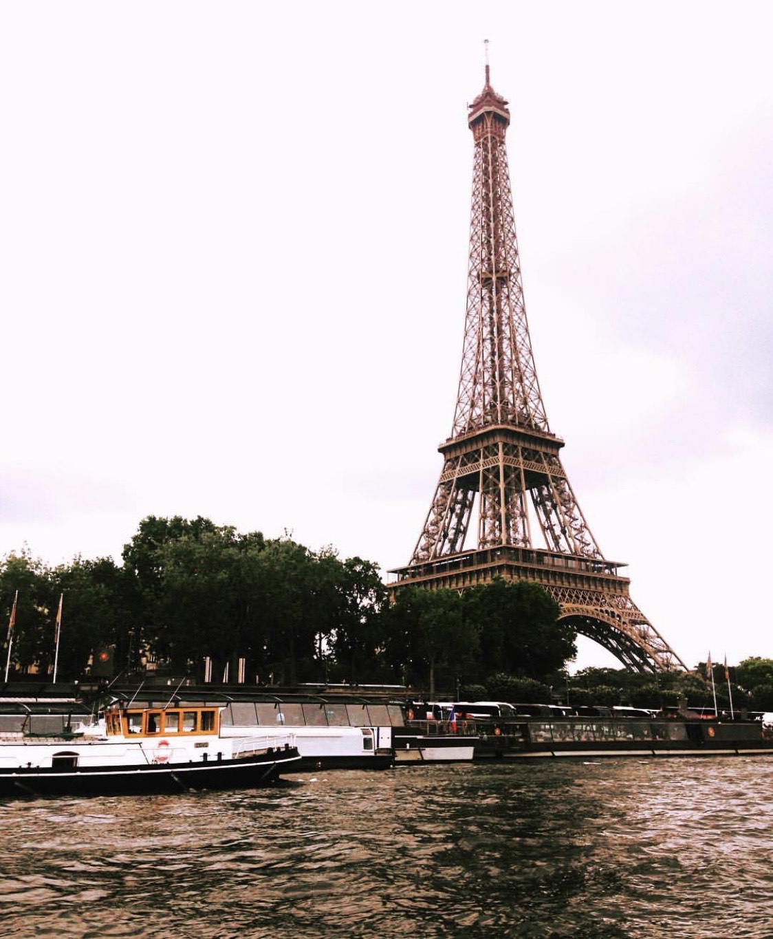The Eiffel Tower from the River